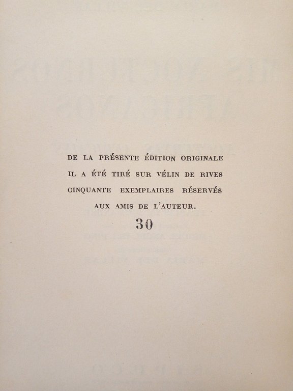 Mis nocturnos africanos = Nocturnes africains. [Poèmes]] / Traducción de …