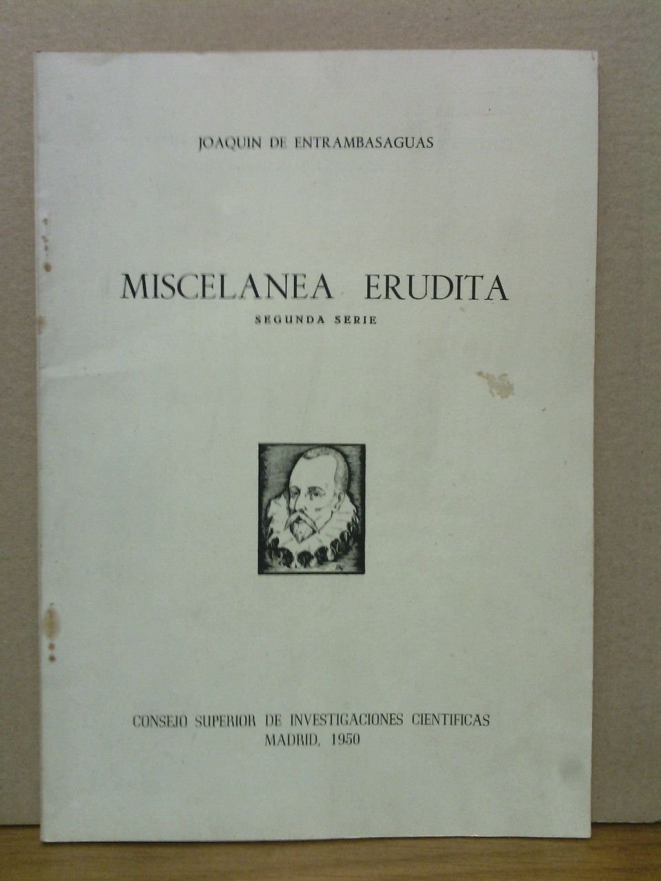 Miscelanea Erudita (segunda serie) | Immagine principale