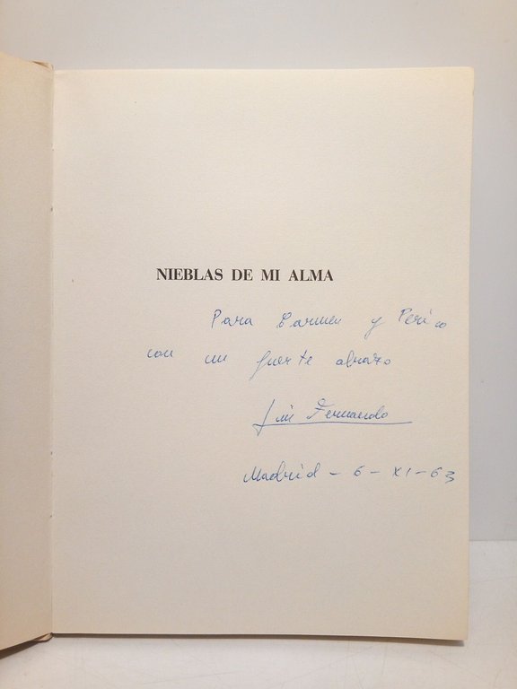 Nieblas de mi alma [Poesías]