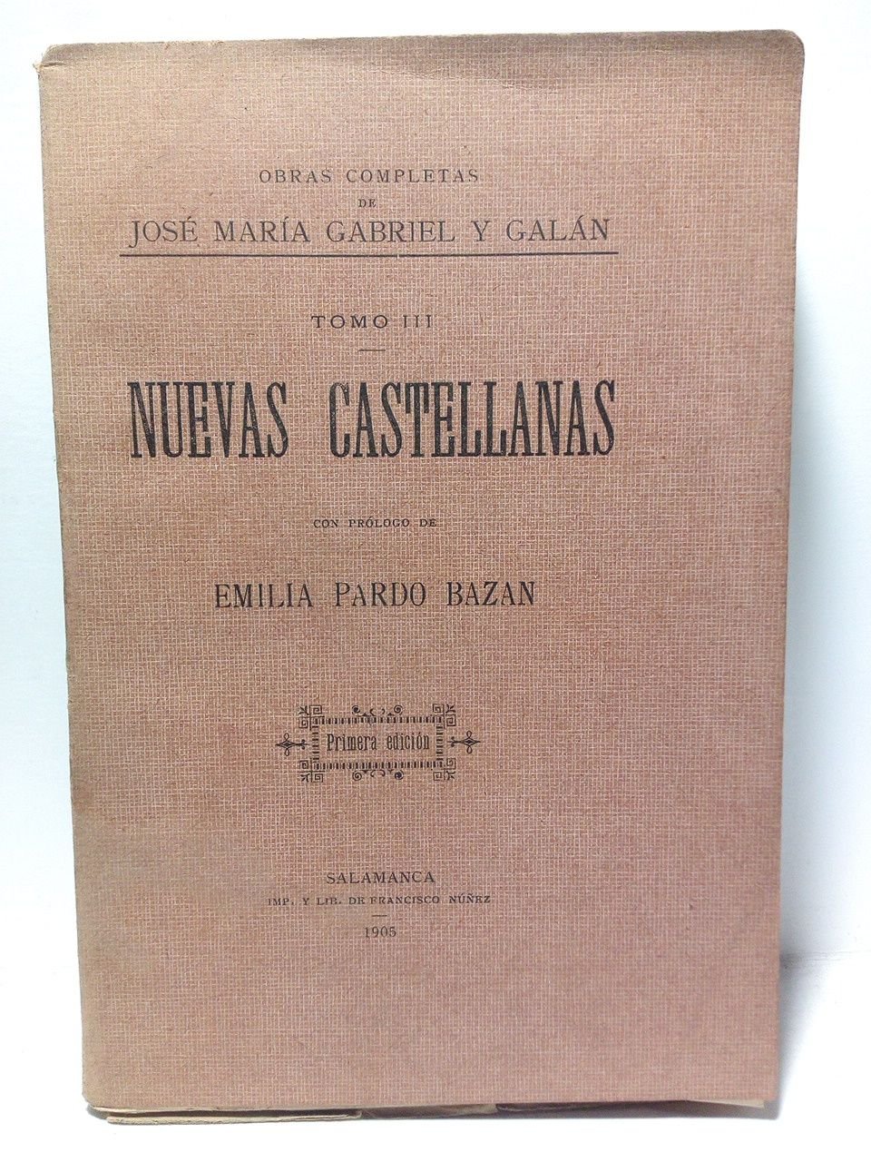 Nuevas Castellanas / Con prólogo de Emilia Pardo Bazán