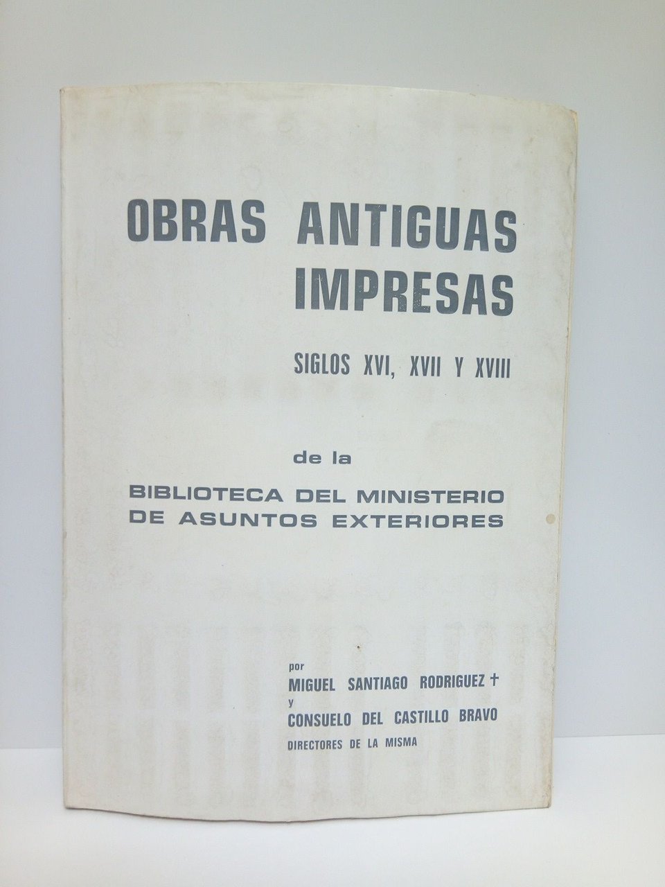 Obras antiguas impresas, siglos XVI, XVII y XVIII de la … | Immagine principale