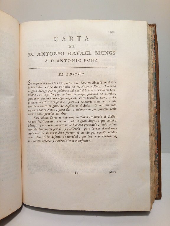 Obras de D. Antonio Rafael Mengs, Primer Pintor de Cámara …