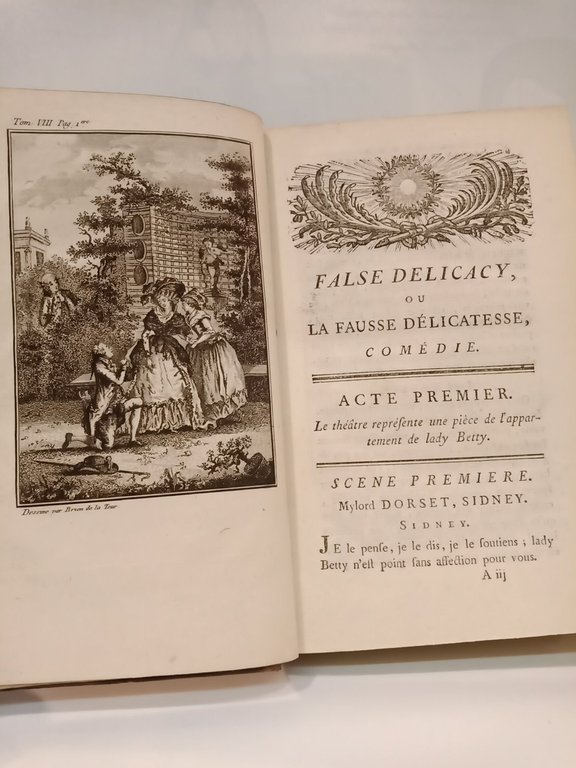 Oeuvres Complettes de Madame Riccoboni. [COMPLETA EN 8 VOLS.]