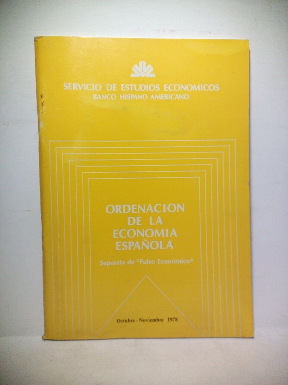 Ordenación de la economía española. (Separata de "Pulso Económico". Octubre-Noviembre …