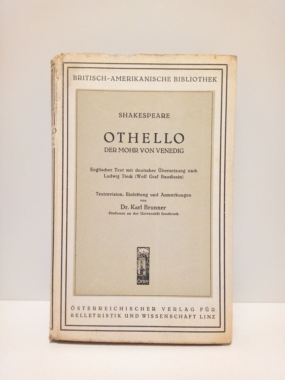 Othello, der Mohr von Venedig / Englischer Text mit deutscher …