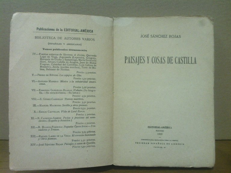 Paisajes y cosas de Castilla