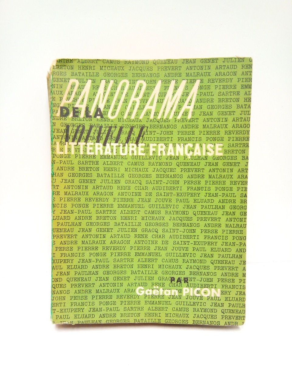 Panorama de la nouvelle littérature française / Introduction, illustrations, documents, …