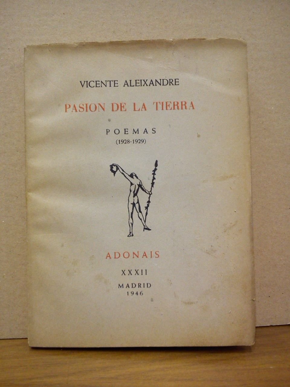 Parión de la tierra. (Poemas 1928 - 1929)