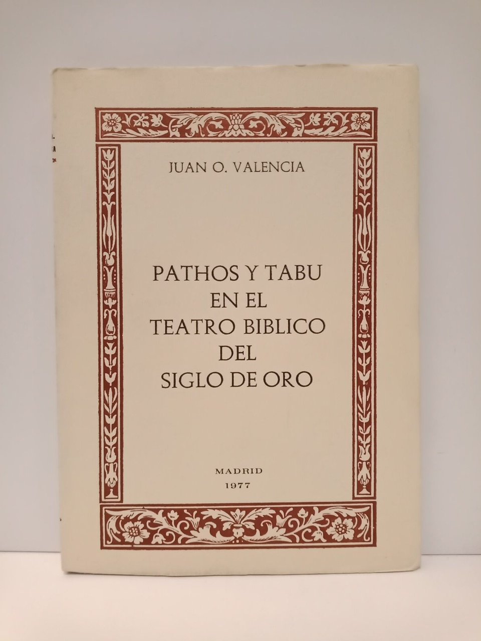 Pathos y Tabú en el Teatro Bíblico del Siglo de …