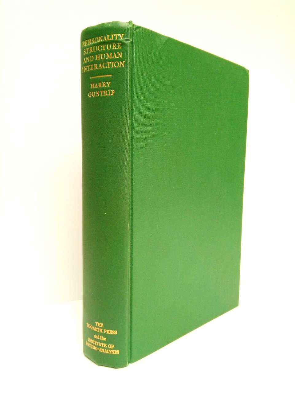 Personality structure and human interaction: The Developing Synthesis of Psychodynamic …