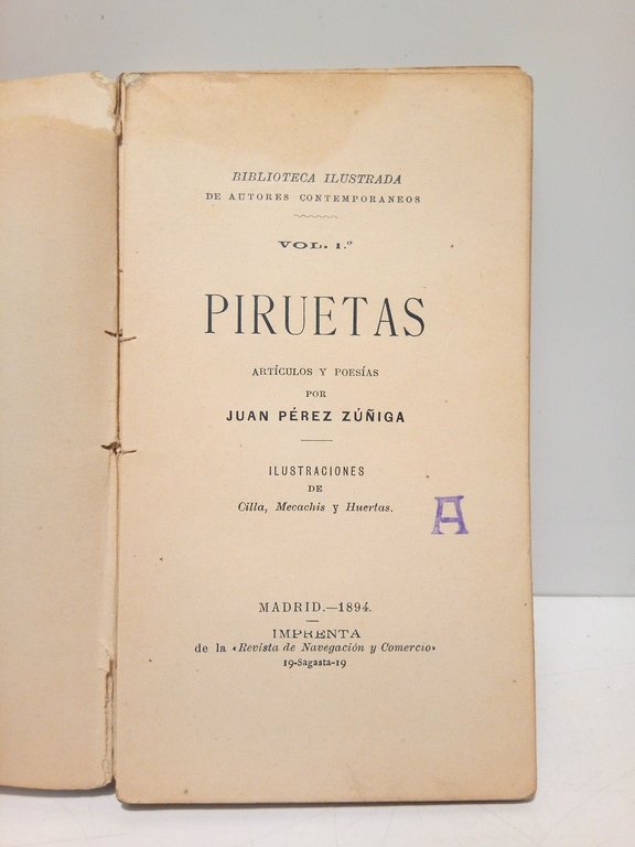 Piruetas: Artículos y poesías / Ilustraciones de Cilla, Mecachis y … | Immagine Gallery 3