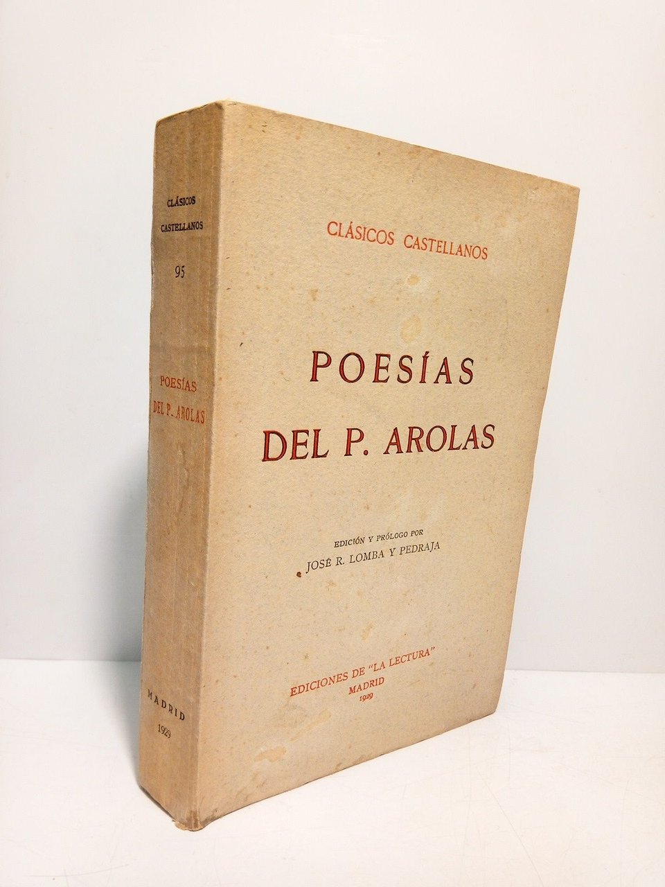 Poesías del P. Arolas / Edición y prólogo por José …