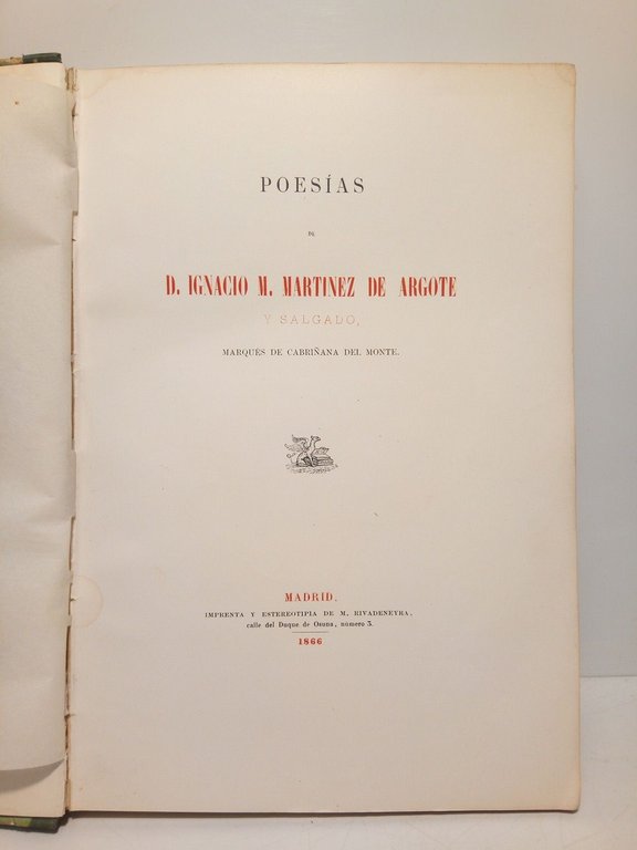 Poesías / Prólogo de D. Leopoldo Augusto de Cueto