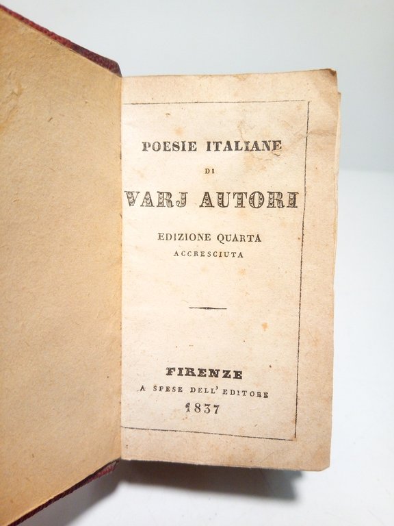 Poesie Italiane di Varj Autori
