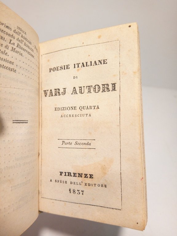 Poesie Italiane di Varj Autori