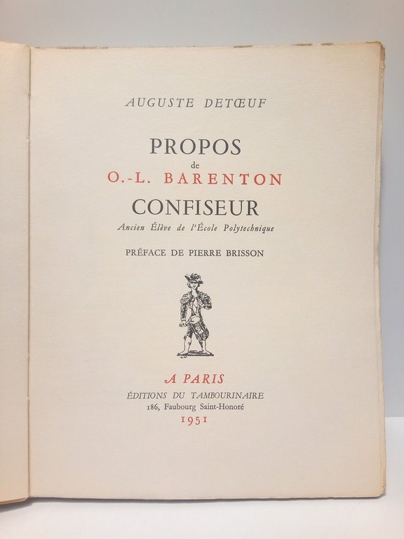 Propos de O. L. Barenton: Confiseur Ancien Elève de l'Ecole … | Immagine Gallery 4