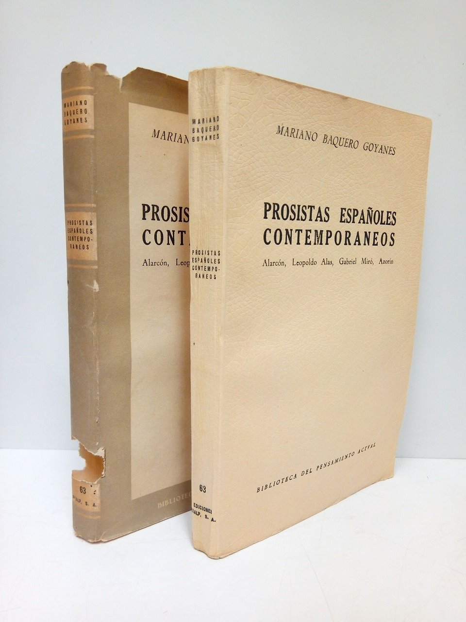 Prosistas españoles contemporáneos: Alarcón, Leopoldo Alas, Gabriel Miró, Azorín