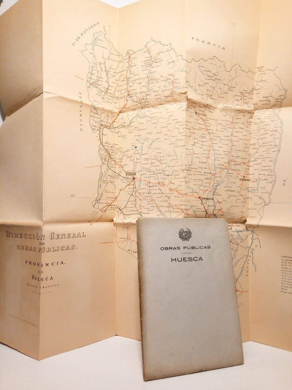 Provincia de Huesca [Mapa escala 1:400.000]