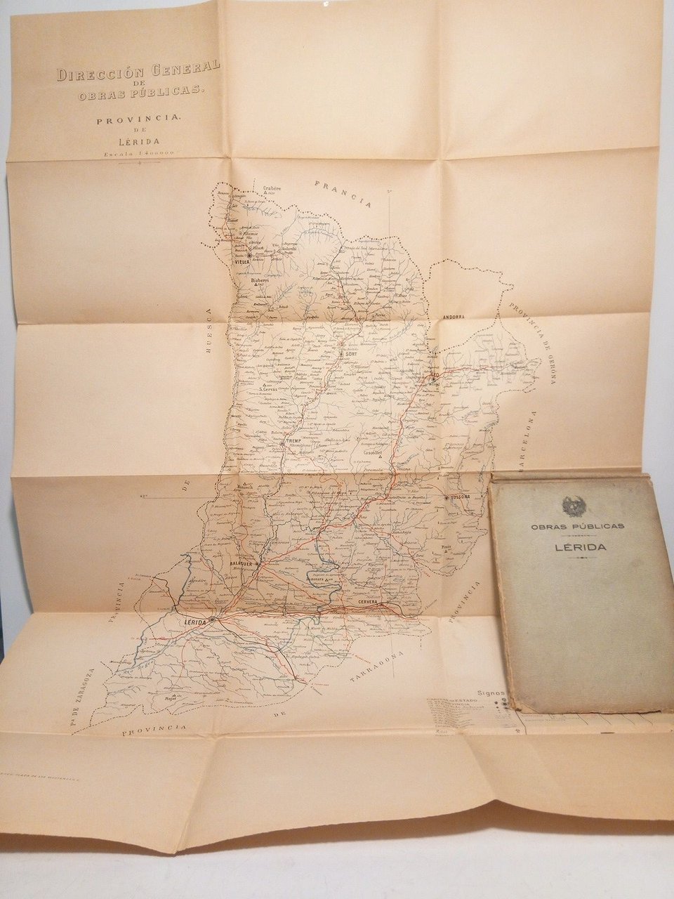 Provincia de Lérida [Mapa escala 1:400.000] | Immagine principale