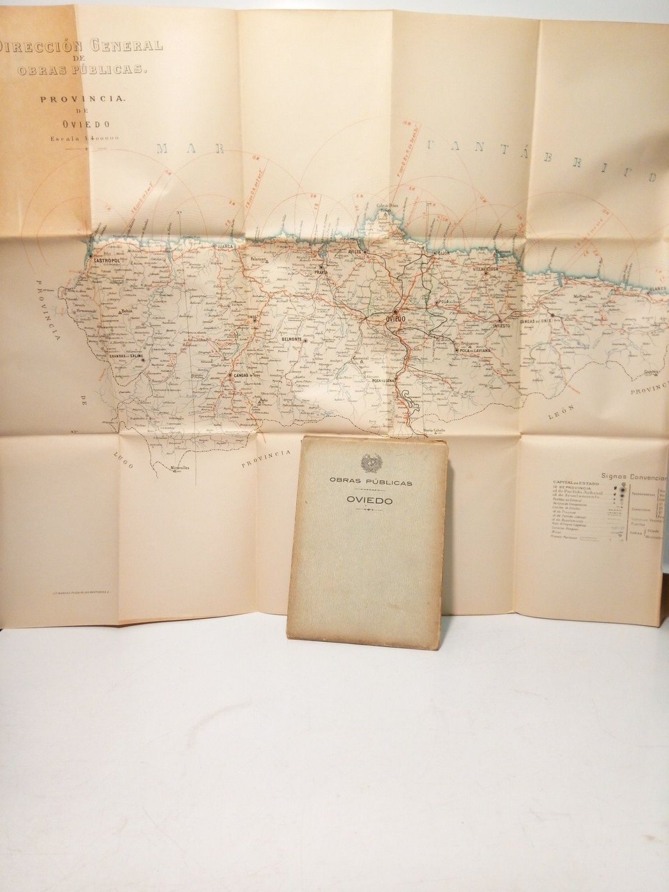 Provincia de Oviedo [Mapa escala 1:400.000]