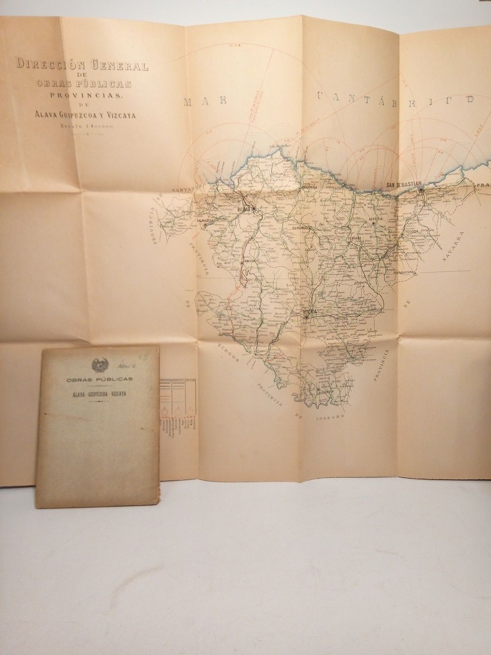 Provincias de Alava, Guipuzcoa y Vizcaya [Mapa escala 1:400.000]