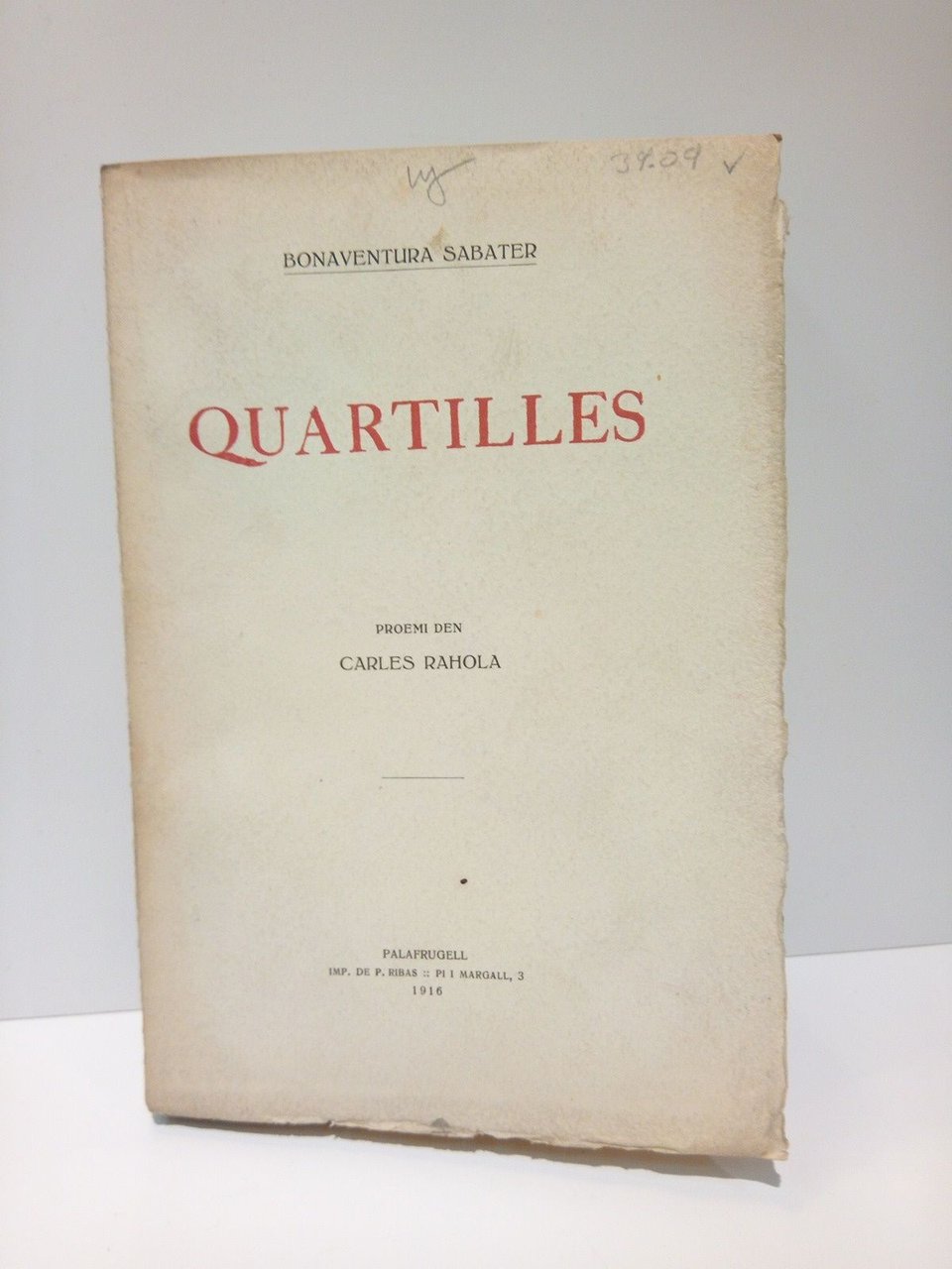 Quartilles / Proemi en Carles Rahola