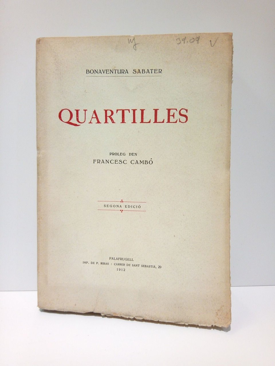 Quartilles / Proleg den FRANCESC CAMBO