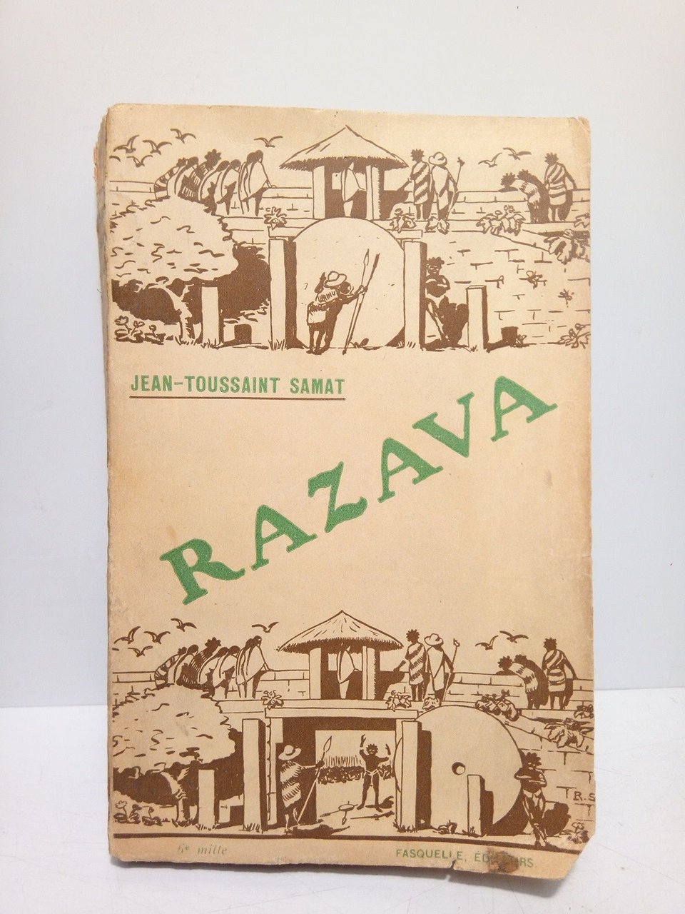 RAZAVA ou le-jeune-fille-qui-aimait-jouer-avec-les-hommes-forts: Conte du Pays Malgache / Couverture, bandeaux …