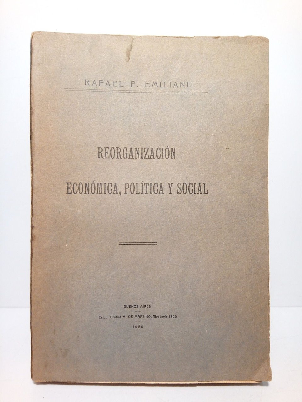 Reorganización económica, política y social
