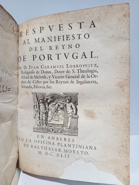 Respuesta al Manifiesto del Reyno de Portugal por ., Religioso …