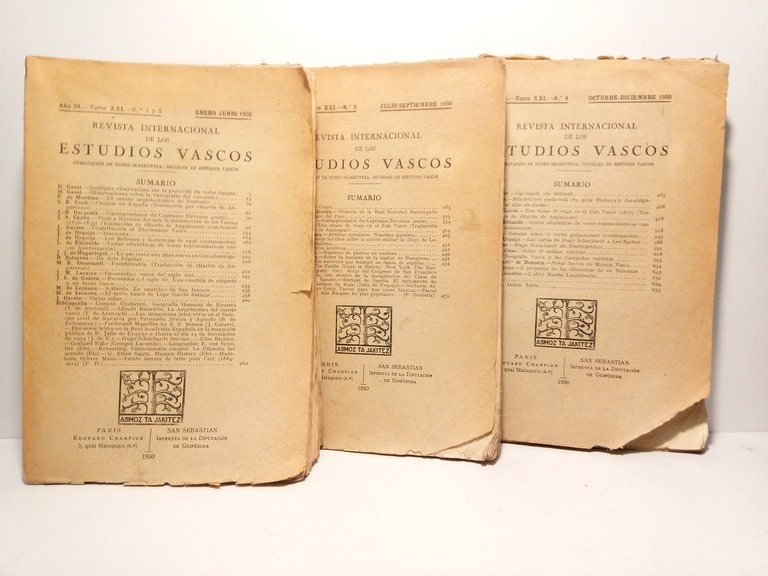 Revista Internacional de los Estudios Vascos. Publicación de Eusko-Ikaskuntza: Sociedad … | Immagine Gallery 2