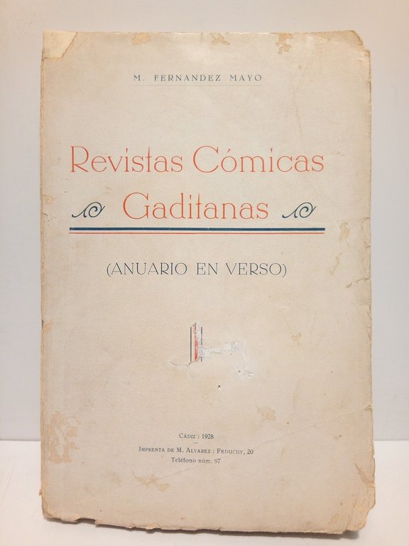 Revistas Cómicas Gaditanas: Anuario en Verso