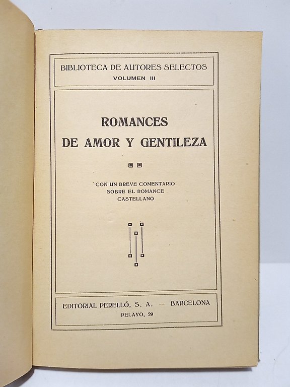 Romances de amor y gentileza / Con un breve comentario … | Immagine Gallery 3