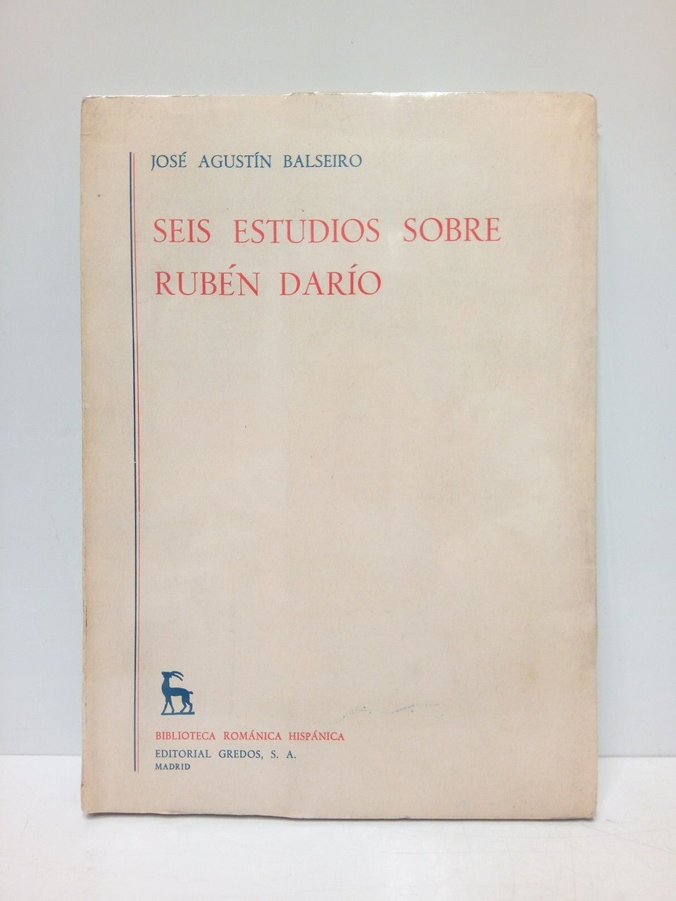 Seis estudios sobre Rubén Darío