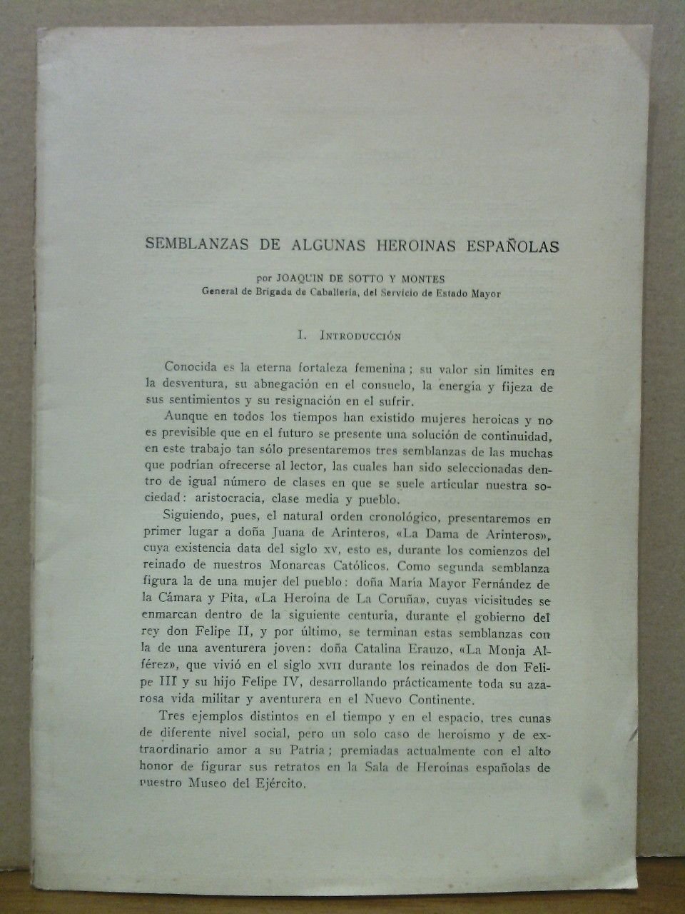 Semblanzas de algunas heroínas españolas