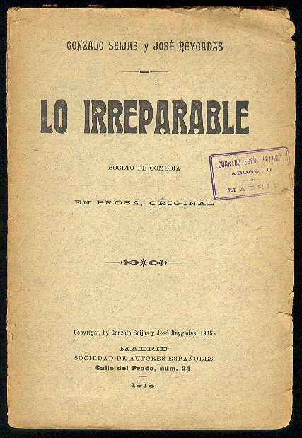 Sin permiso de su Tío. (Zarzuela en un acto y … | Immagine principale