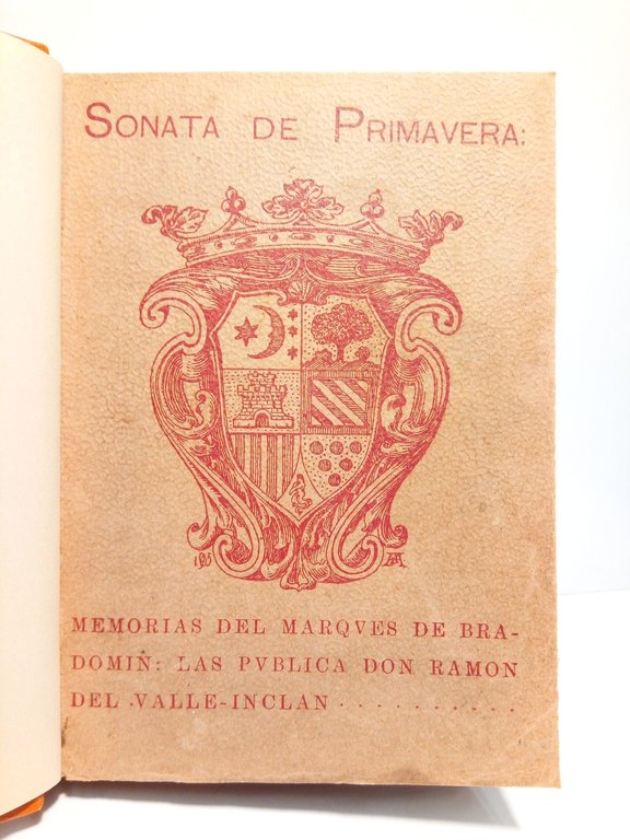 Sonata de Primavera: memorias del Marqués de Bradomín