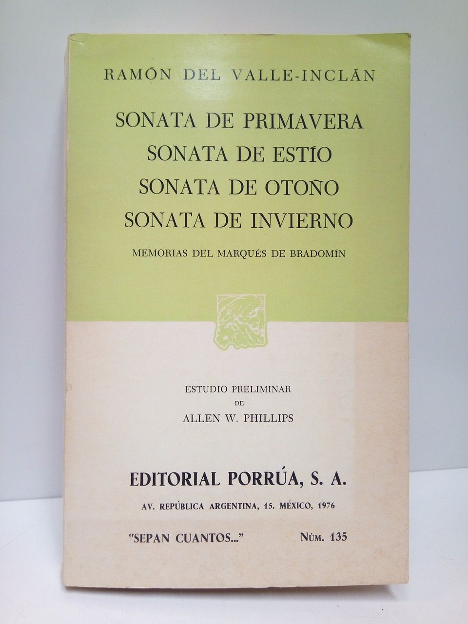 Sonata de Primavera; Sonata de Estío; Sonata de Otoño; Sonata … | Immagine principale