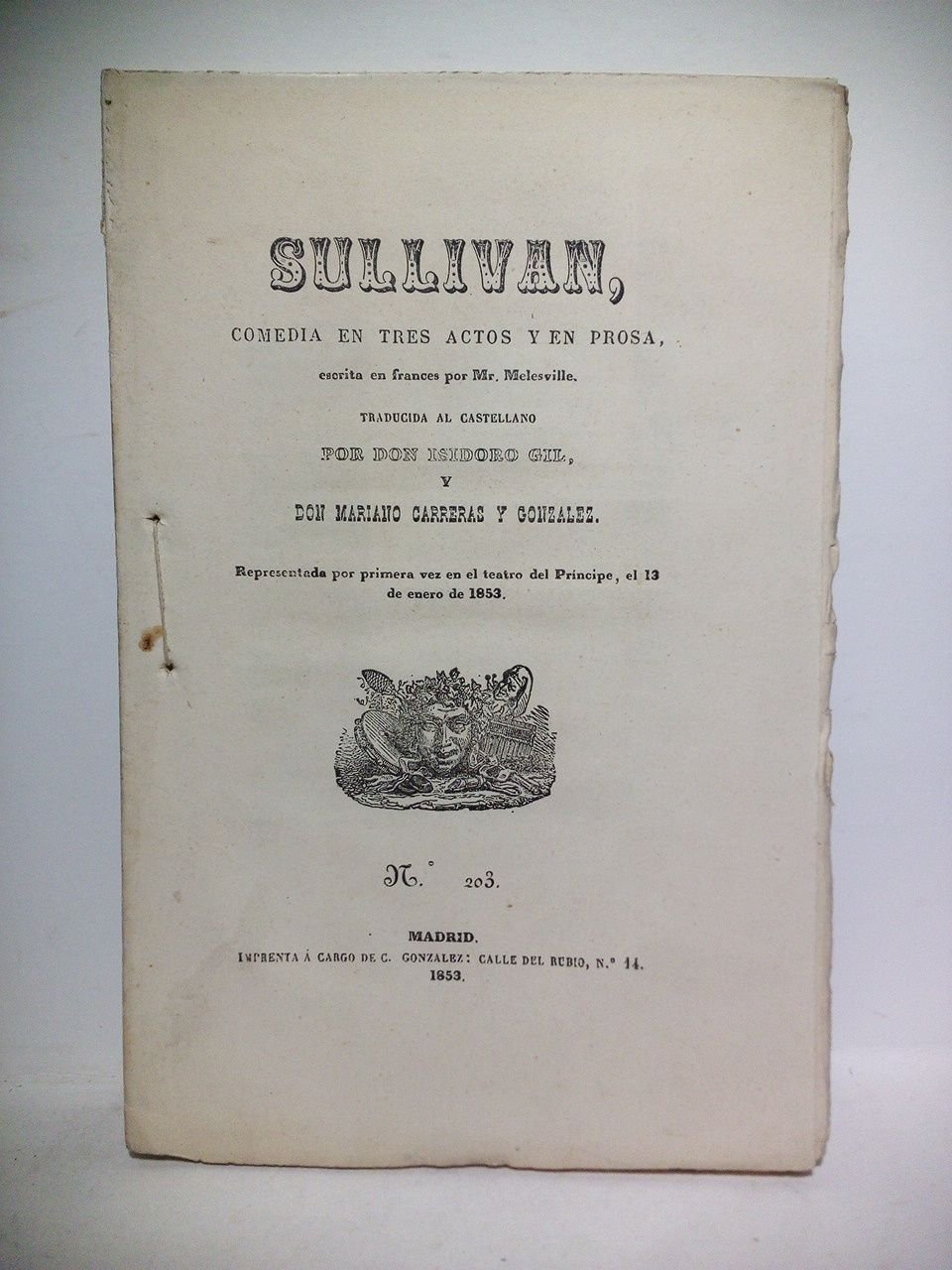 Sullivan. (Comedia en tres actos y en prosa. Representada por … | Immagine principale