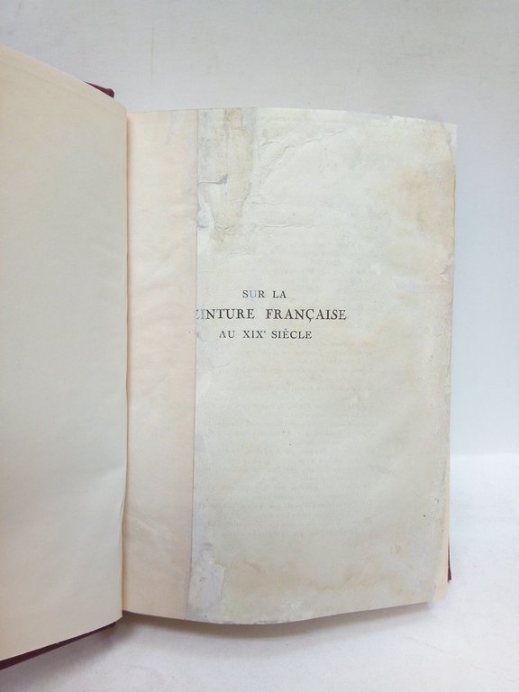 Sur la peinture française au XIX siècle