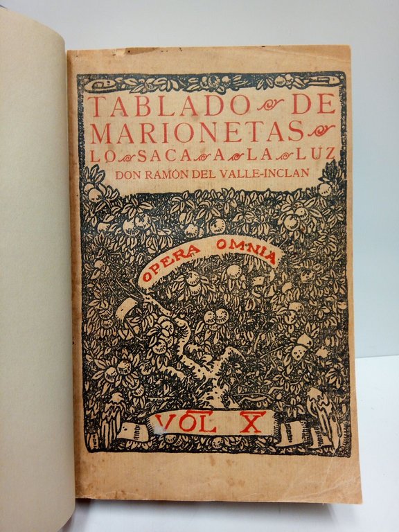 Tablado de marionetas para educación de príncipes: Farsa italiana de …