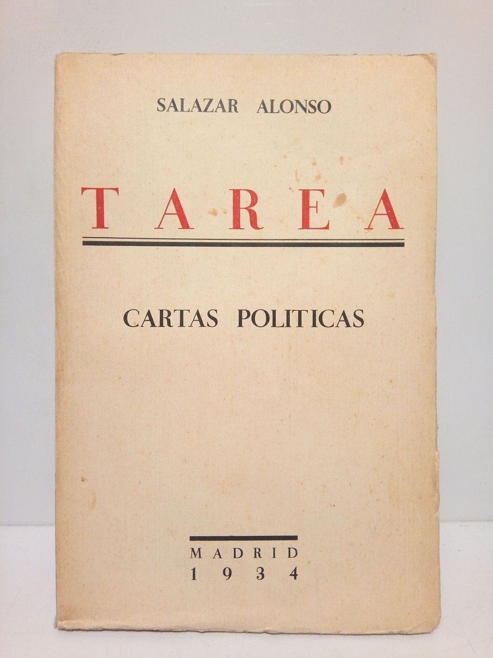 Tarea: Cartas políticas