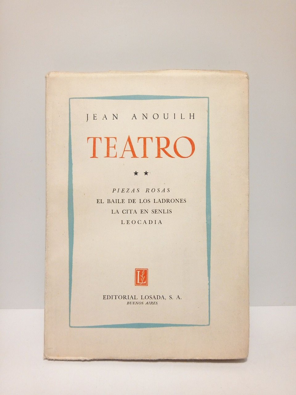 Teatro II. Piezas rosas: El baile de los ladrones; La … | Immagine principale