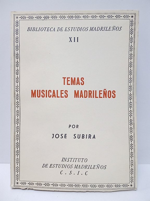 Temas musicales madrileños. (Evocaciones históricas) | Immagine Gallery 2