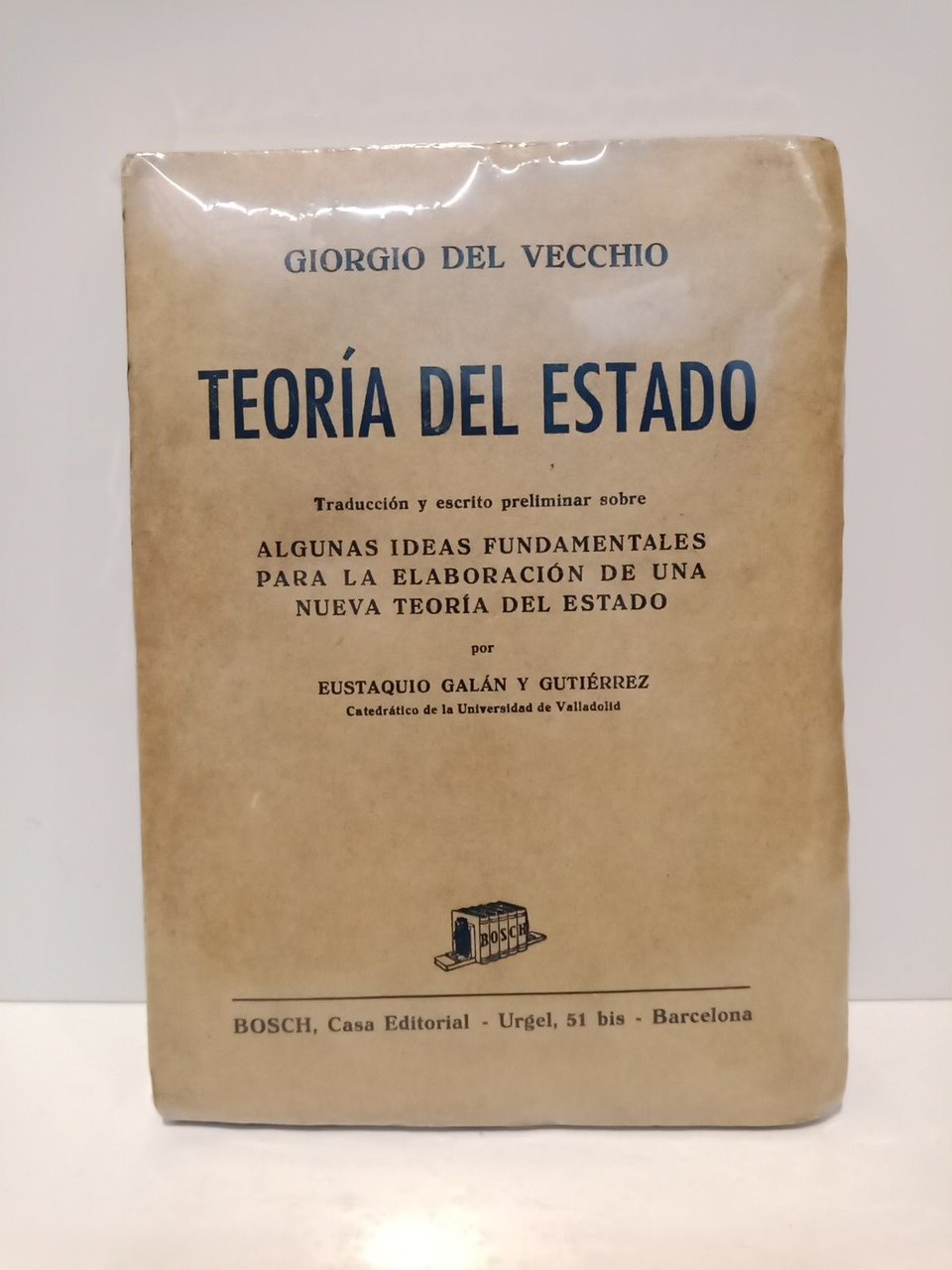 Teoría del Estado / Traducción y escrito preliminar sobre "Algunas …