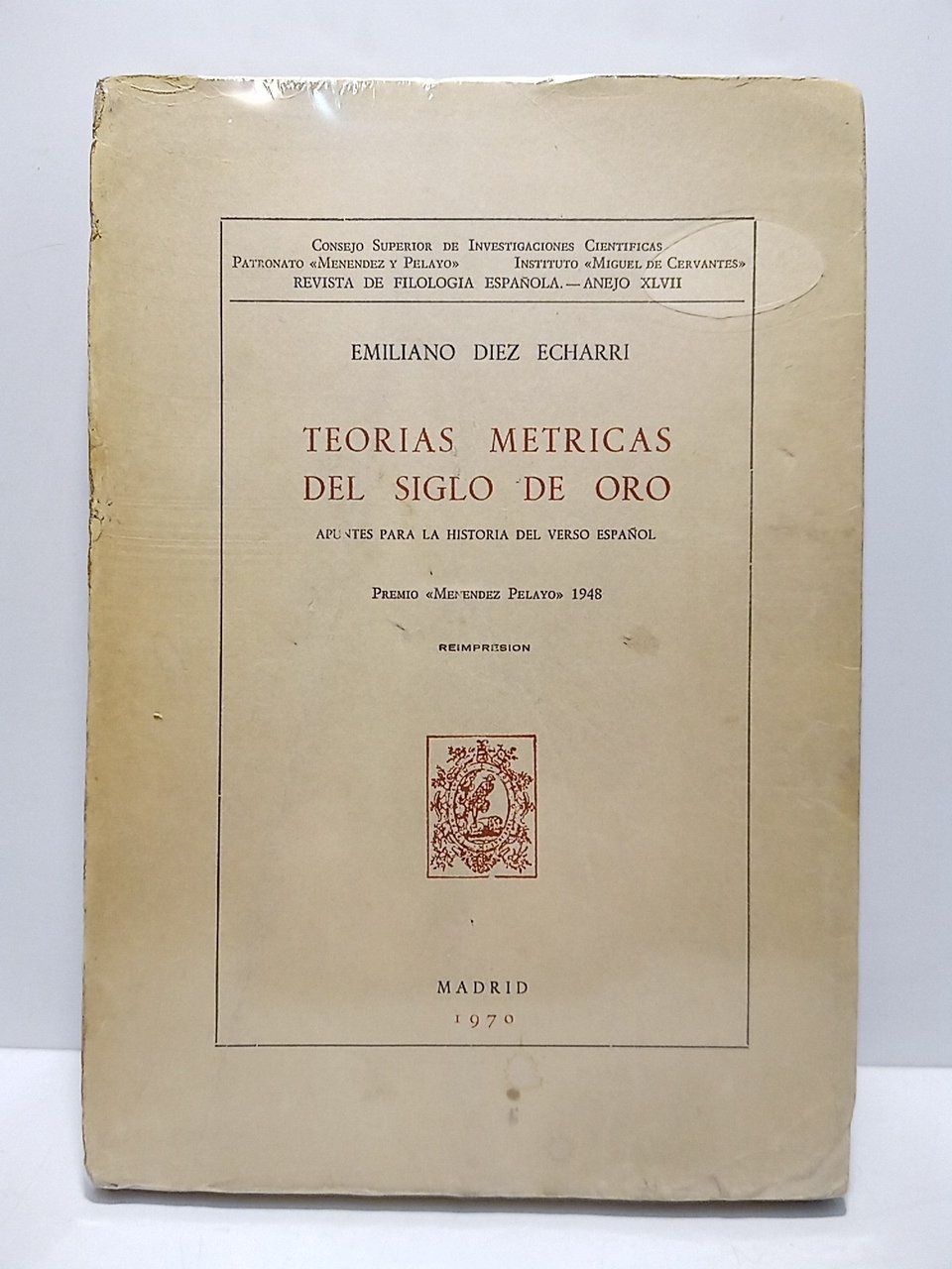 Teorías métricas del Siglo de Oro: Apuntes para la historia … | Immagine principale