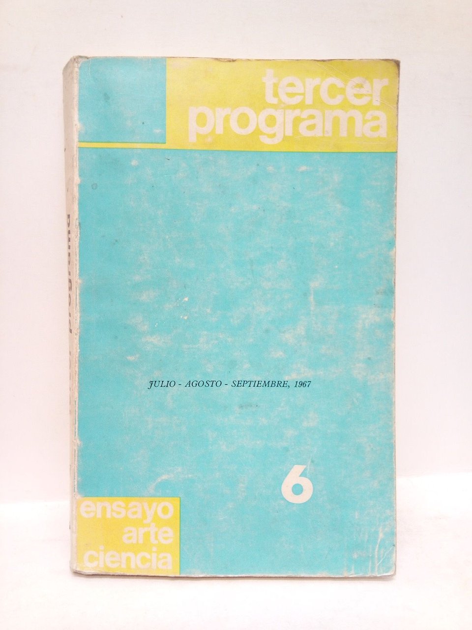 Tercer Programa. Ensayo- Arte - Ciencia. Nº 6, Julio - … | Immagine principale