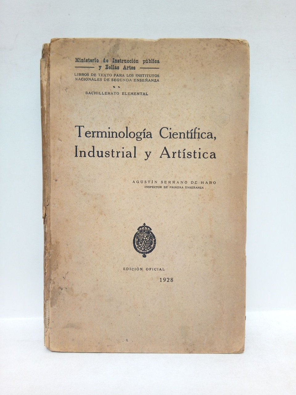 Terminología Científica, Industrial y Artística. Edición Oficial, 1928 | Immagine principale