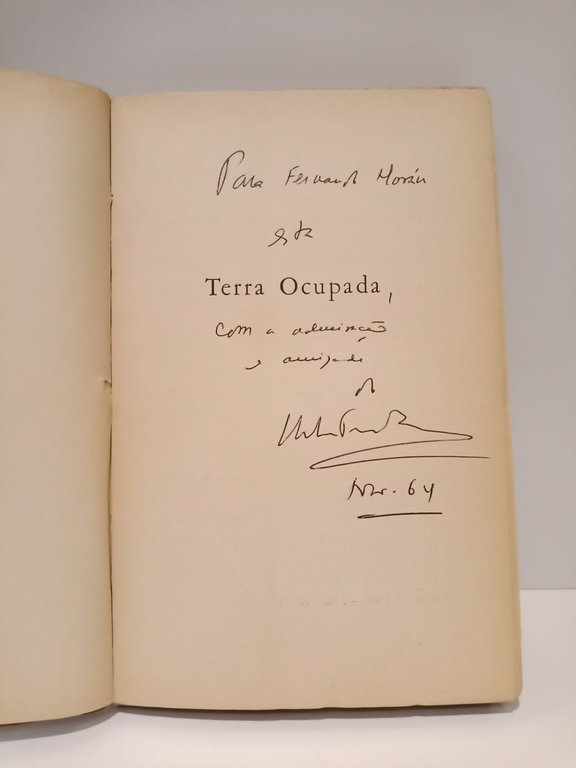 Terra ocupada. (Novelas) / Capa de Luís Filipe de Abreu