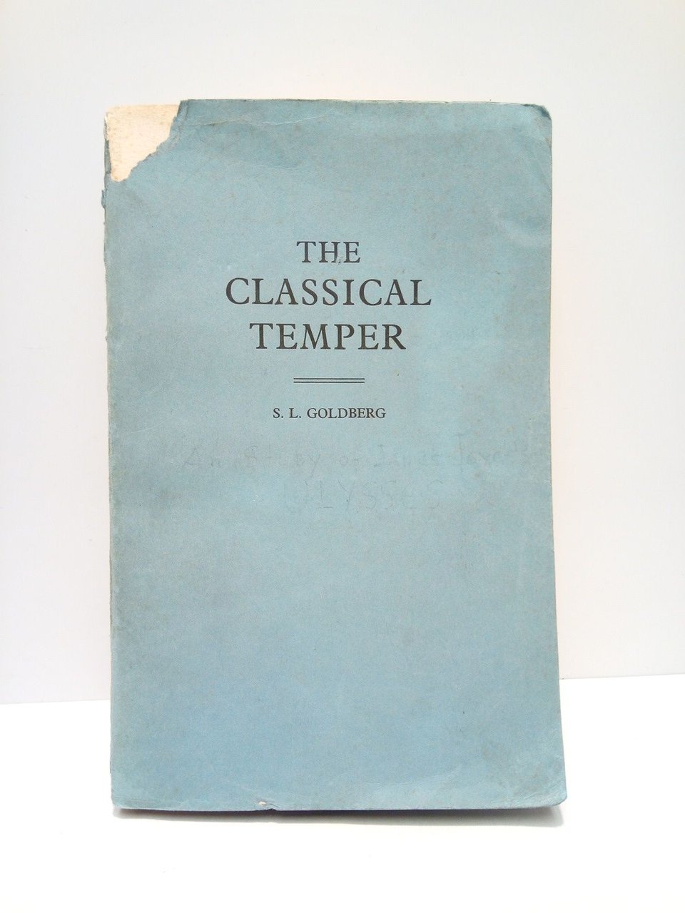 The classical temper: A study of James Joyce's ULYSSES | Immagine principale